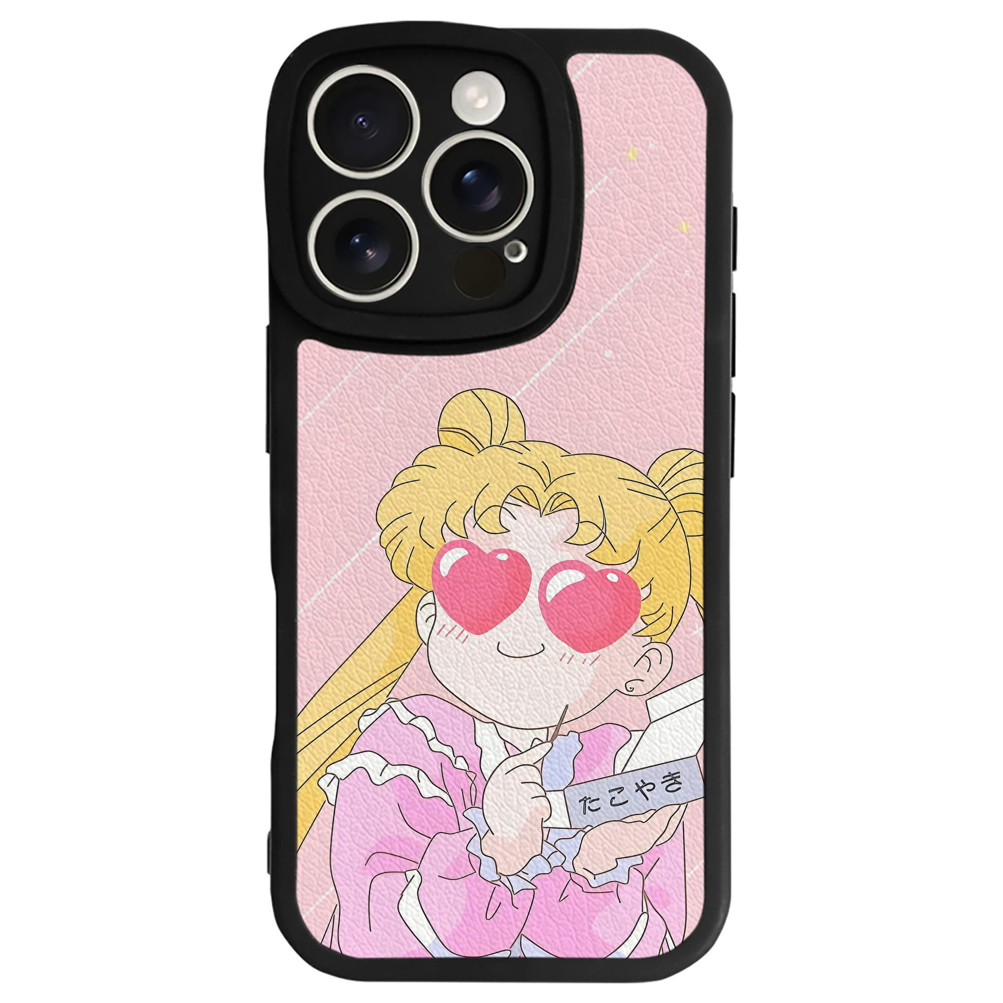 （画像用） 美少女戦士セーラームーン Sailor Moon 【iPhone 16シリーズ対応】シリコンスマホケース（レザー調） 材質：シリコン